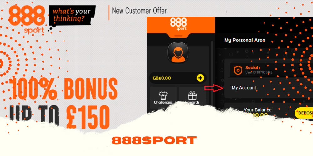 welcome bonus for 888sport's